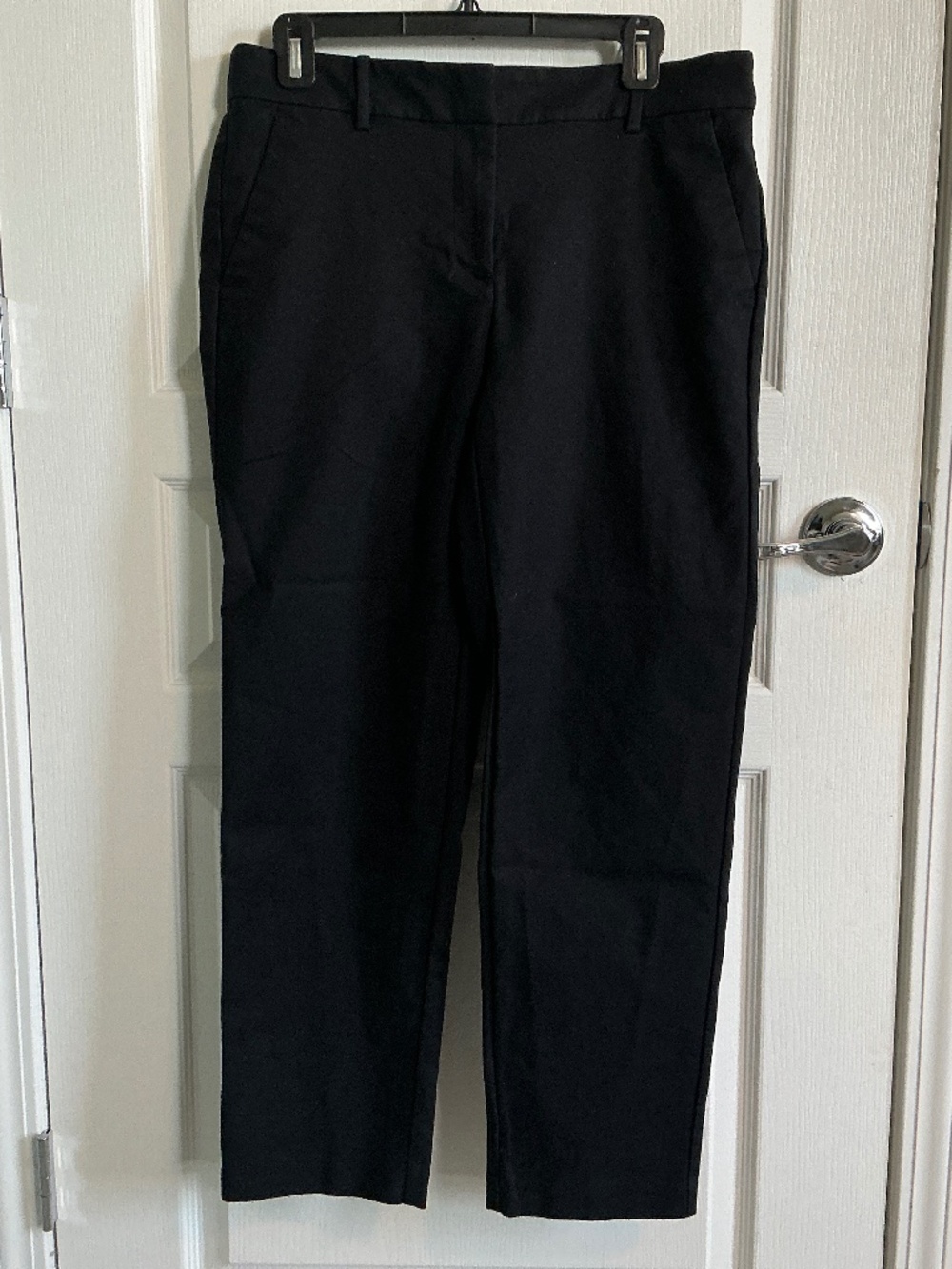 Loft Riviera Curvy Slim Black Pant (8 Tall)